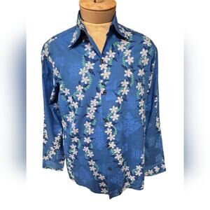 Vintage Mamo Howell Men's Long Sleeve Aloha Shirt